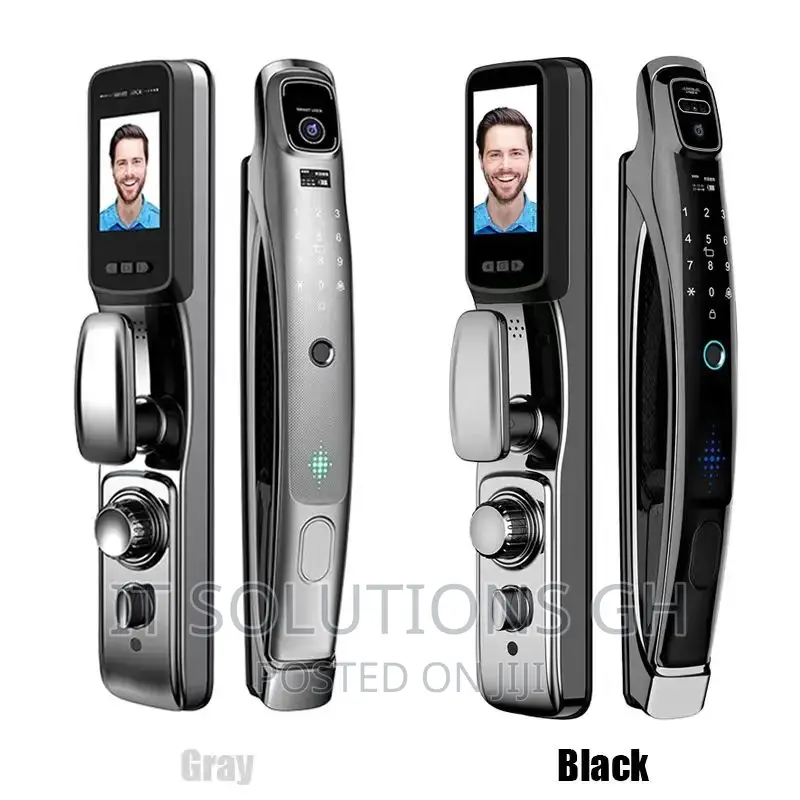 Wifi Tuya APP Face Recognition Smart Door Lock With Camera V