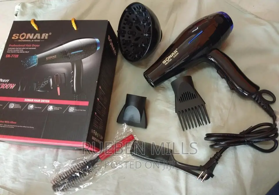 Six in One High Heat Sonar Hair Dryer