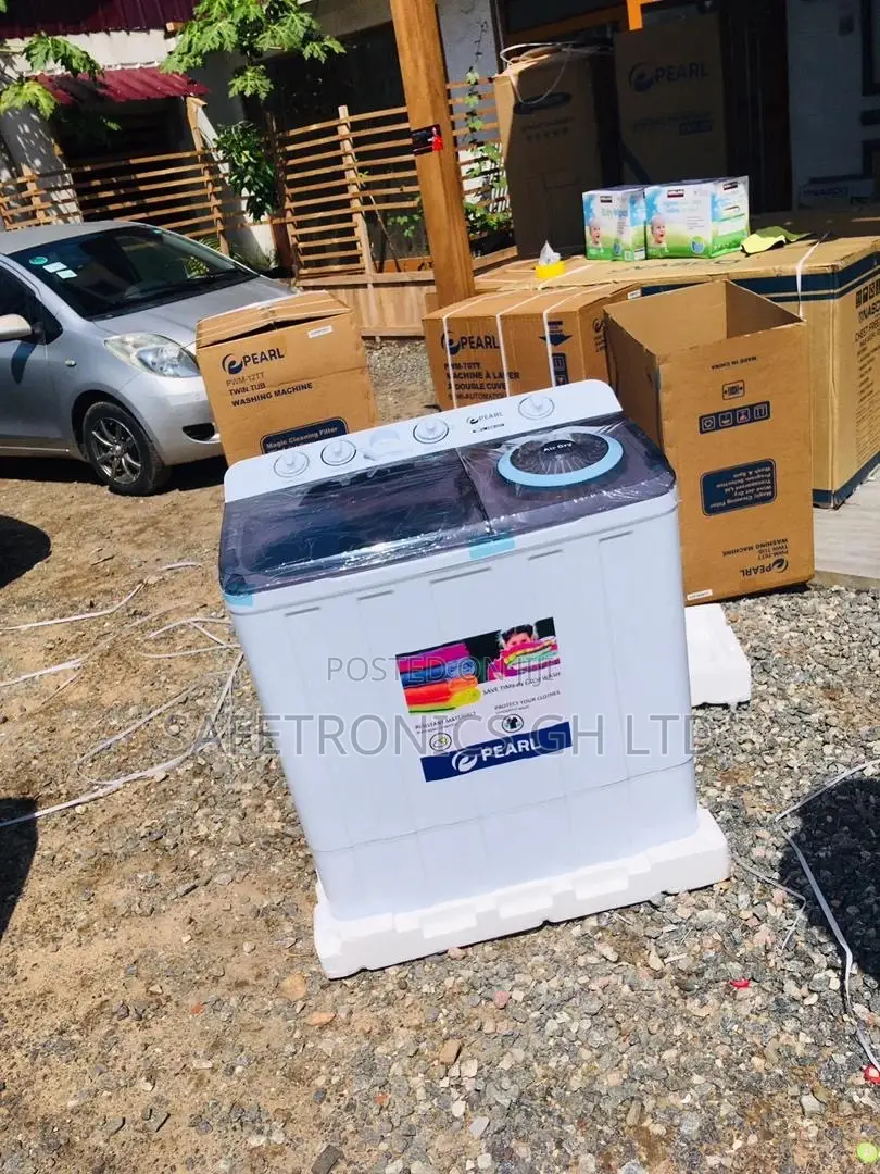 Washingmachine Topload Twintub 12kg Semiautomatic Pearl