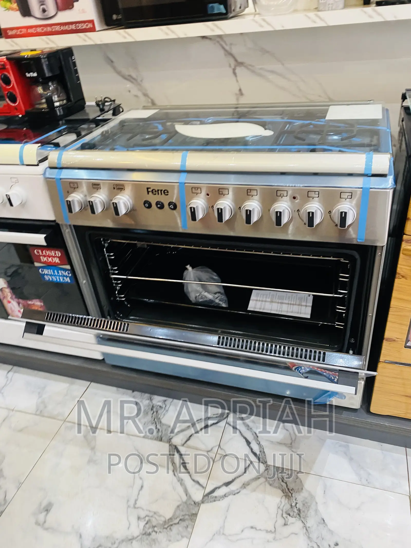 Shop Durable Ferre 60x90 4 Gas + 2 Electric Burner(Gray).