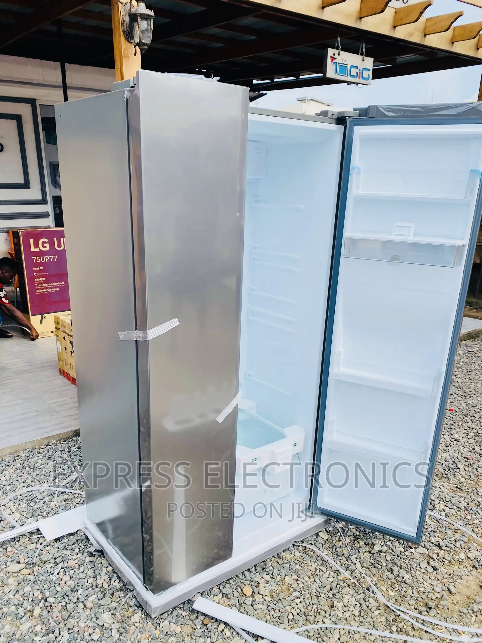 TCL 607L Side by Side Fridge Silver - P520sbn Best Choice