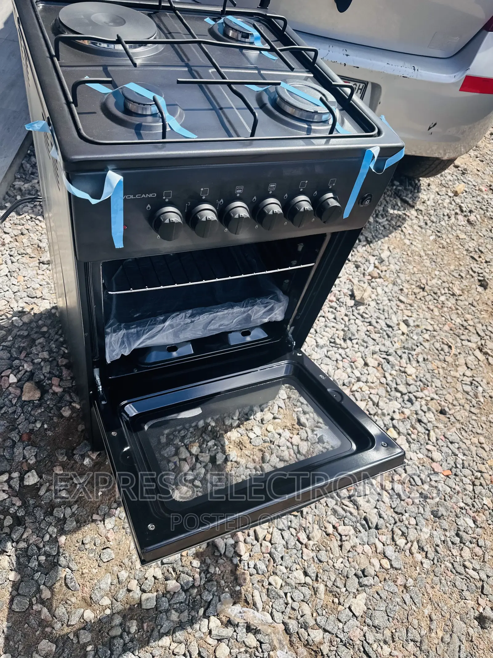 Popular Choice Black 3-1 Stove Cooker Oven Grill Ferre