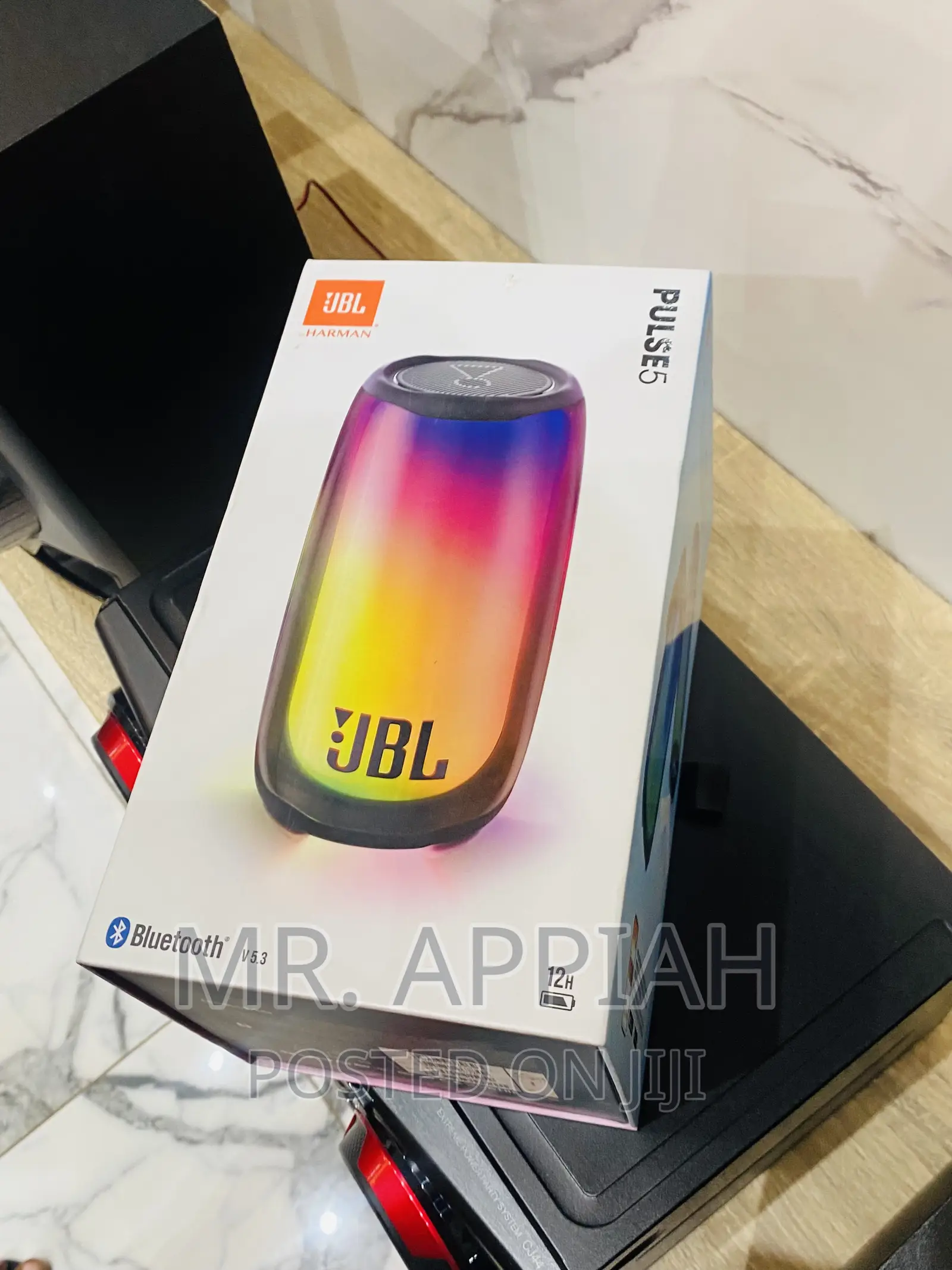 Purchase Classic JBL Pulse 5 Bluetooth Speaker.