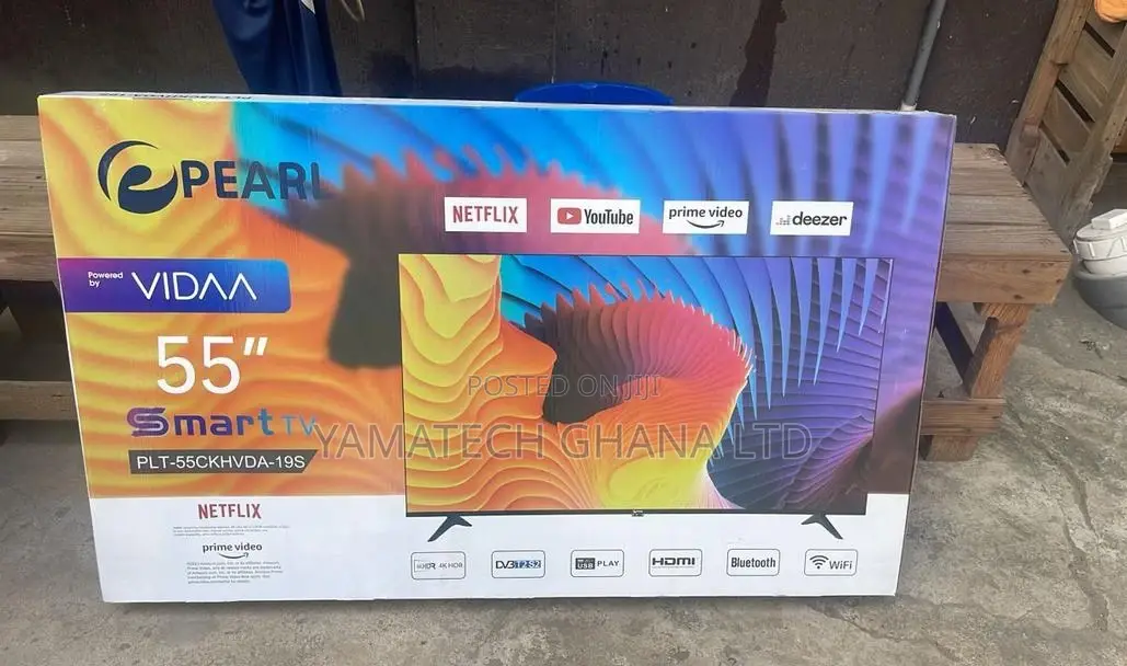 Pearl 55" Smart Tv With Inbuilt Decoder