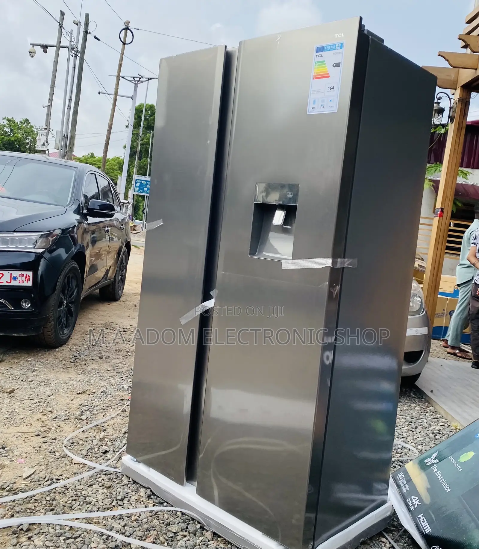 High Quality TCL(P520SBN)Side by Side Refrigerator 