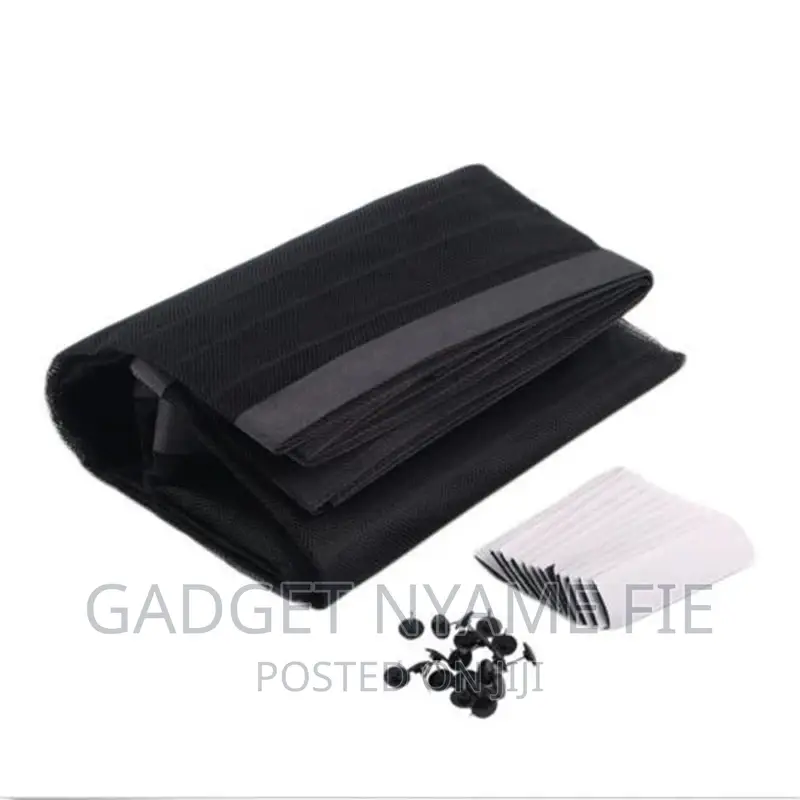 Magnetic Mosquito Door Curtain Net (2.1m*0.9m)-Black