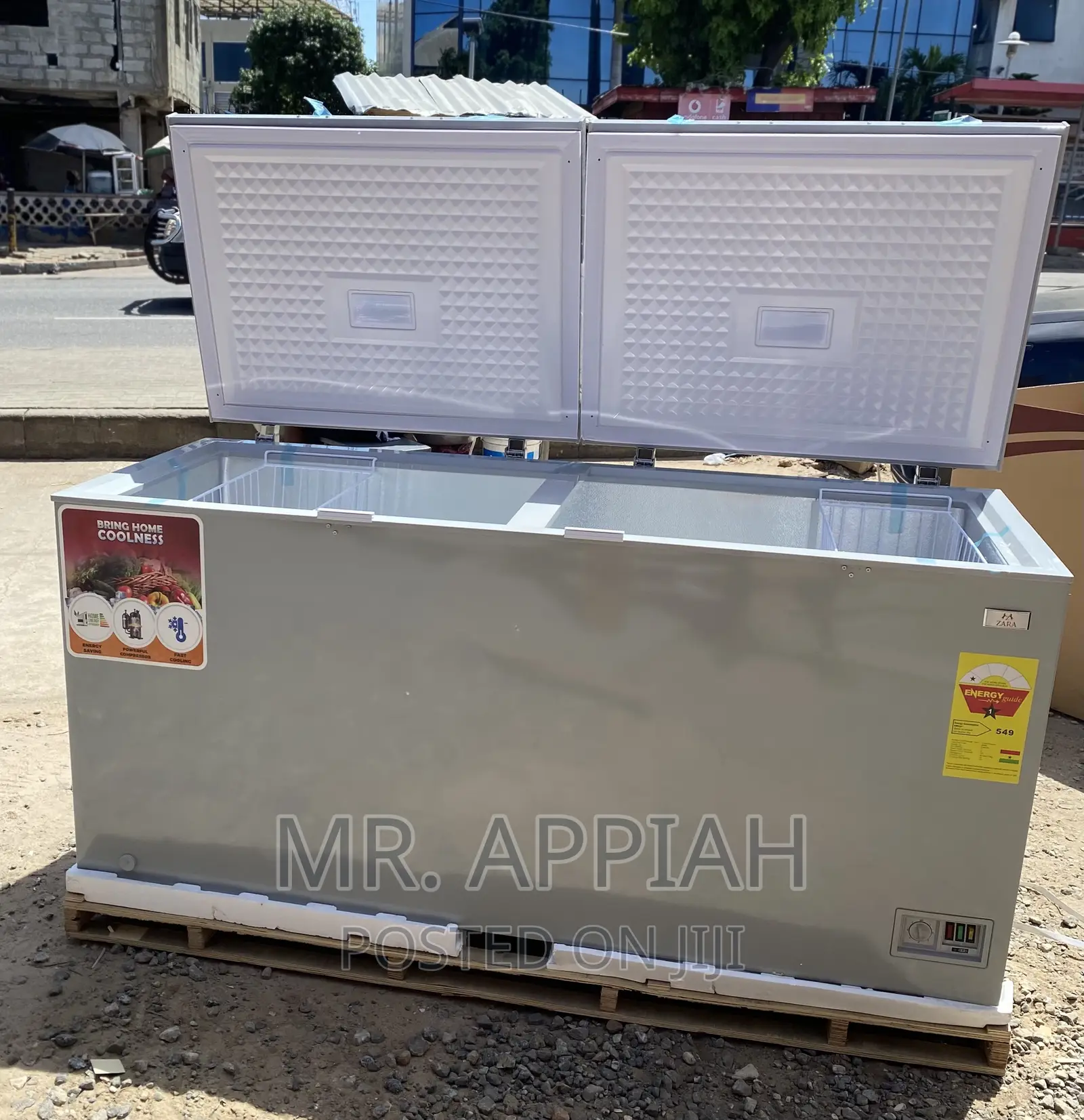 Purchase Classic Zara 577ltr Double Door Chest Freezer.