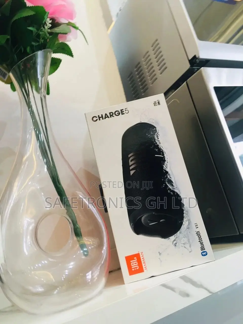 JBL Bluetooth Black Charge 5 Wireless Speaker Electric
