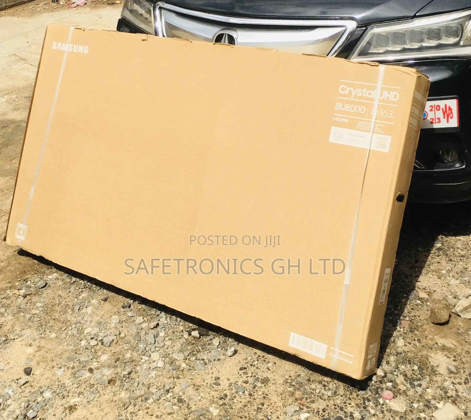 BU80 65 Inches Glossy LED Samsung UHD Smart Black Tv