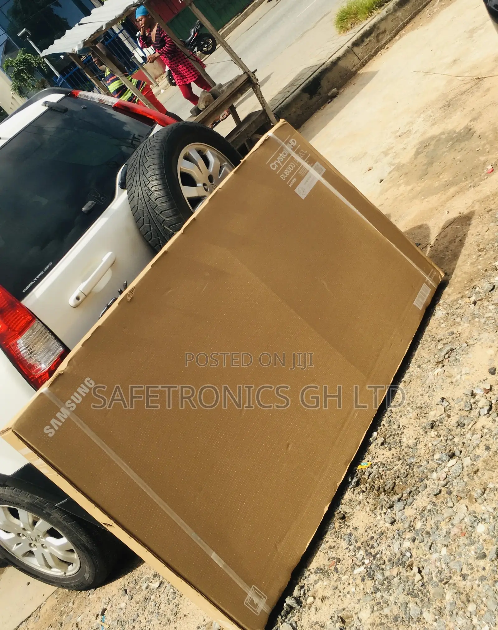 BU80 Samsung UHD 65 Smart Glossy Black Electric Tv