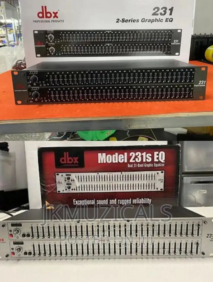Equalizer _ DBX 231s Dual-Channel 31-Band _ Graphic Eq