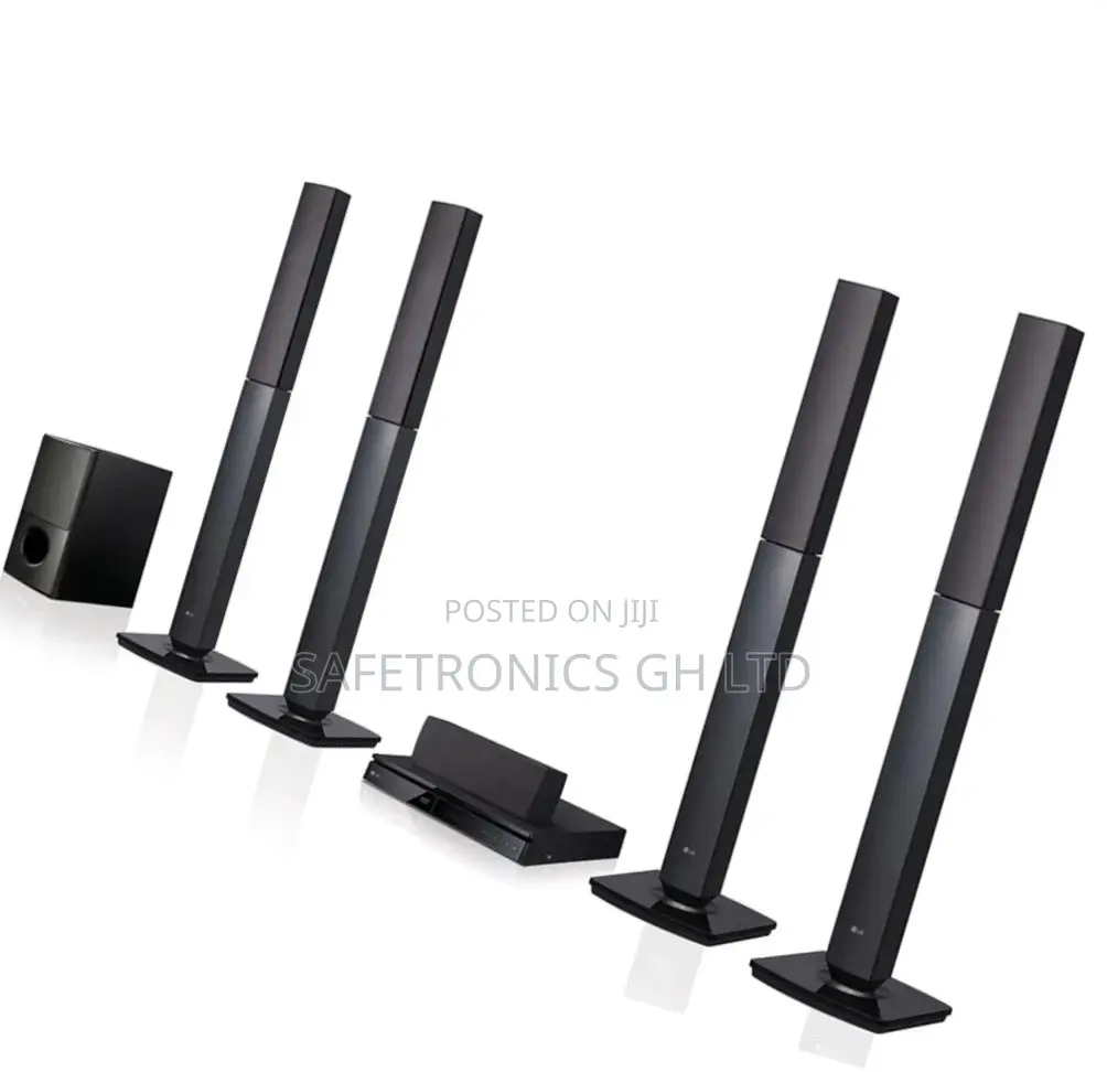LG Black 5.1CH DVD Home Theatre System LHD655BT Bluetooth