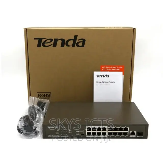 16 Port Tenda Poe Switch