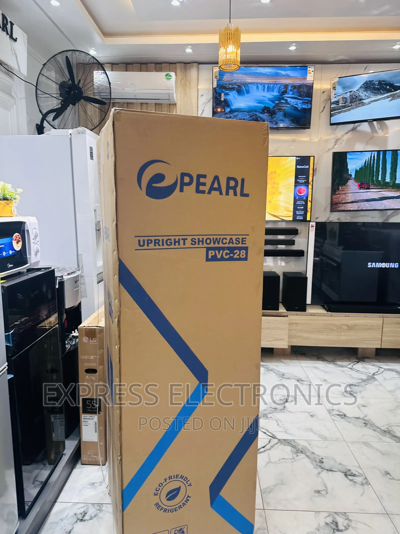 Multi Functional Display Fridge Pearl PVC-28 Single Door