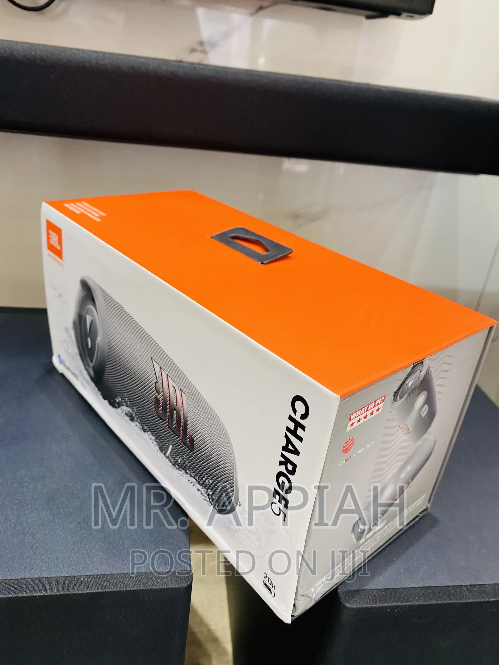 (Gray)Classic JBL Charge 5 Bluetooth Rechargeable Speaker