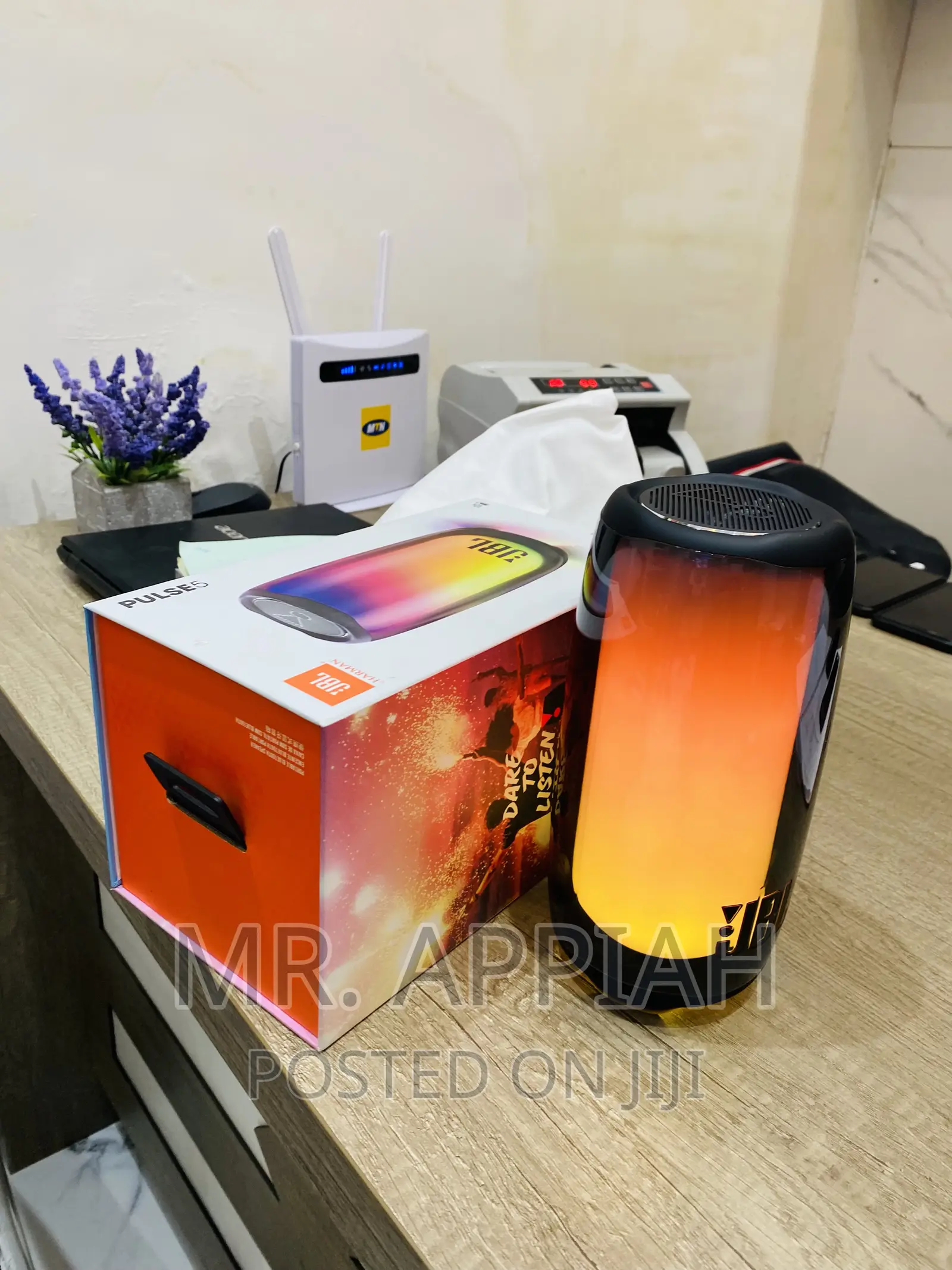 Fabulous JBL Pulse 5 Bluetooth Rechargeable Speaker.