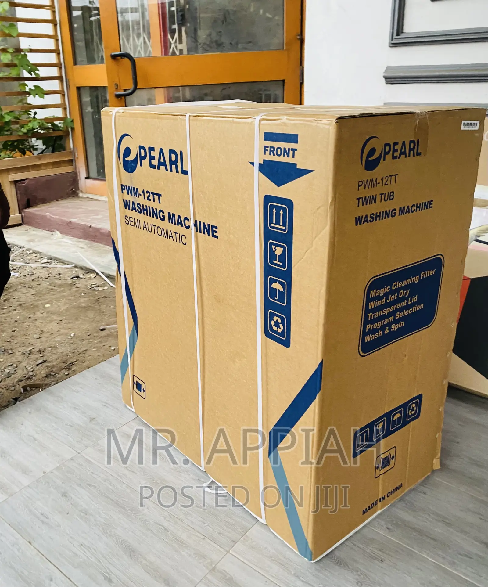 Get Pearl 12kg Top Load Electric Washing Machine(White).