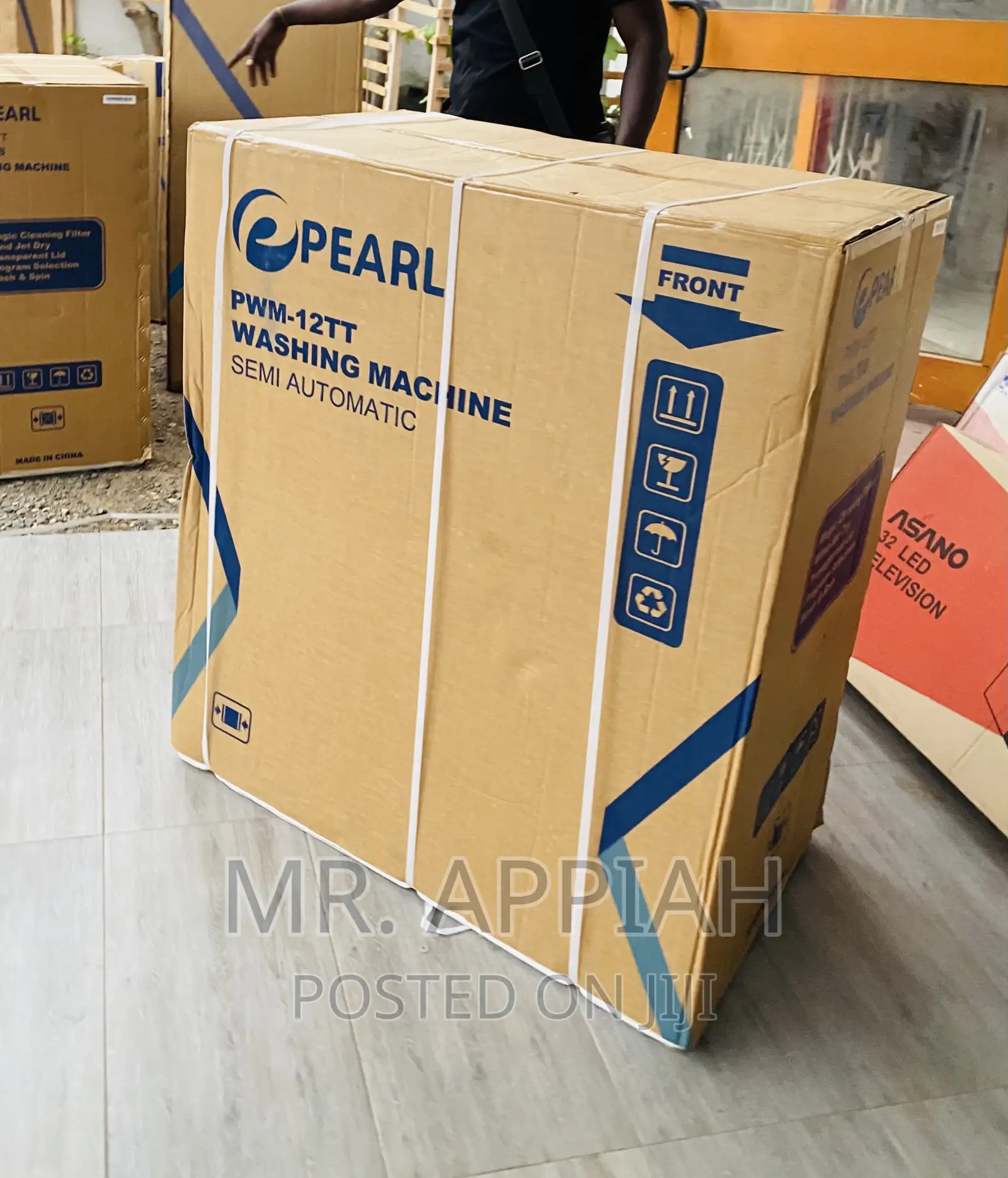 Shop Pearl 12kg Top Load Electric Washing Machine(White).