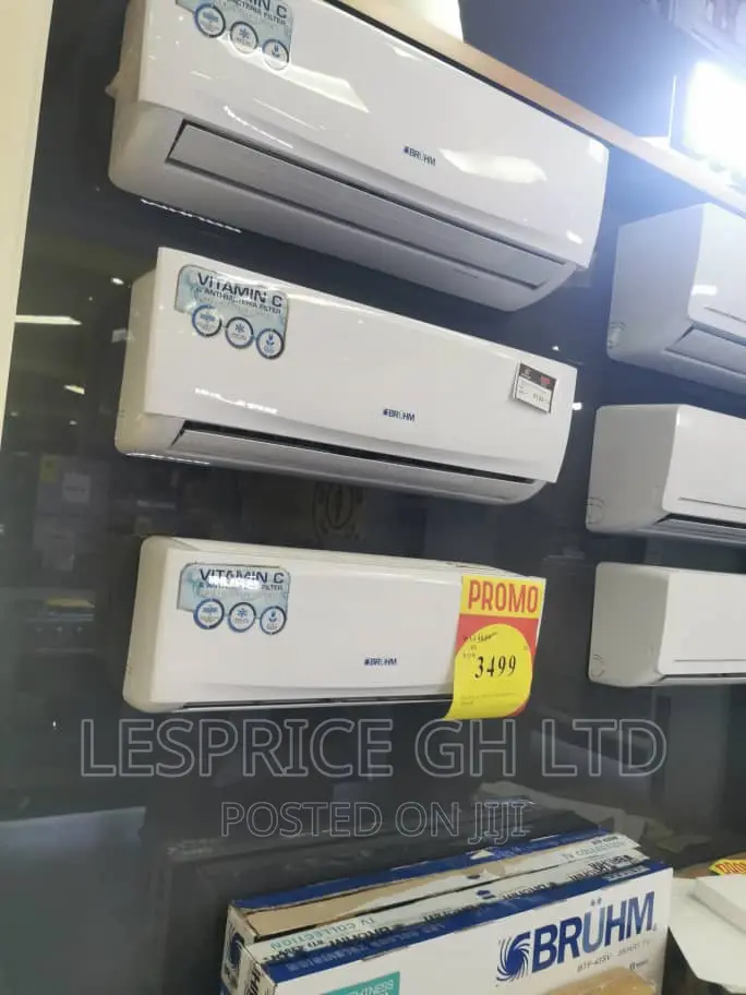 Bruhm 1.5 Hp Ac -R410 Gas- 2 Star High Quality . Ac 12r