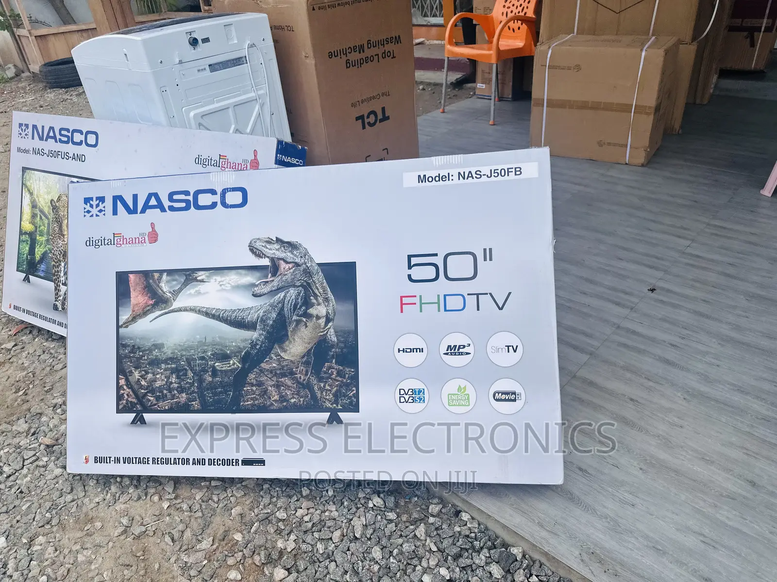 Intelligent Slim FHD Satellite Digital Tv 50”Nasco Tv 