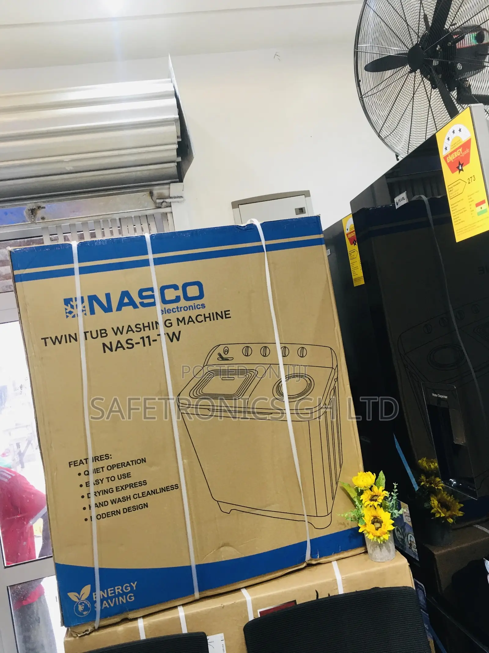 Washingmachine Topload Semiautomatic 11kg Nasco Red/White