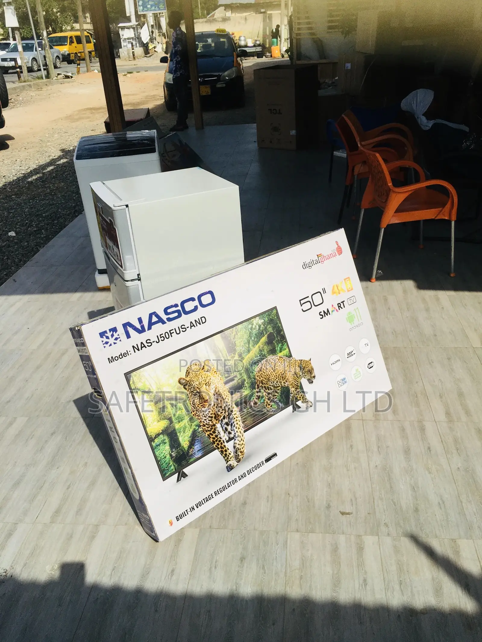 Smart UHD LED Glossy Nasco Electric 50 Inches Tv