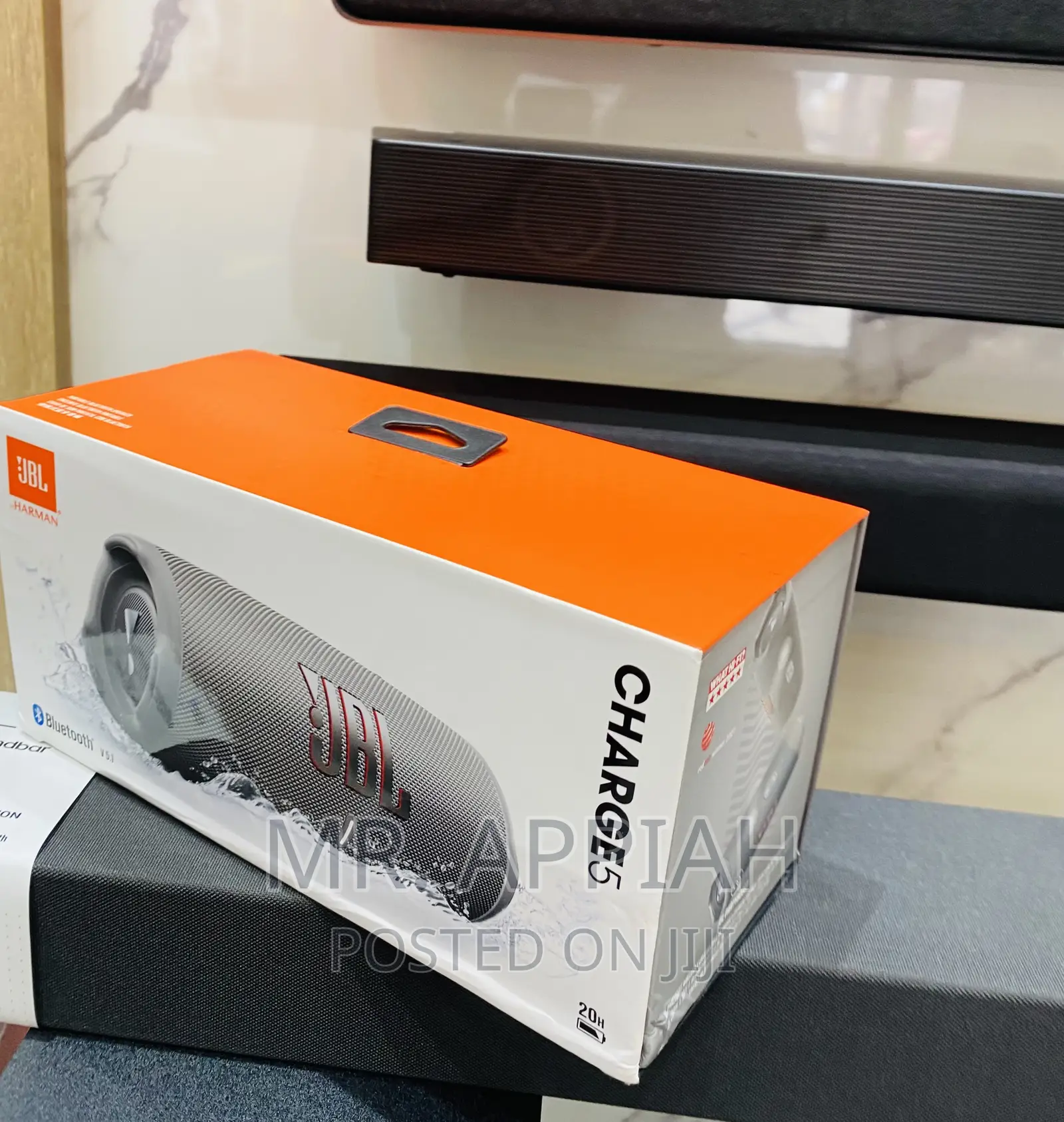 Buy Durable JBL Charge 5bluetooth Rechargeable Speaker,Gray