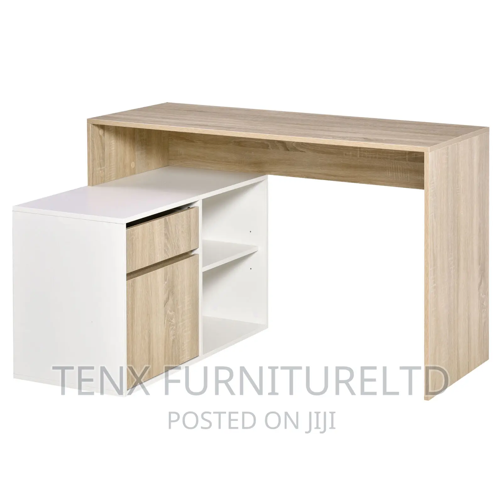 Office Desk (Open Drawers)