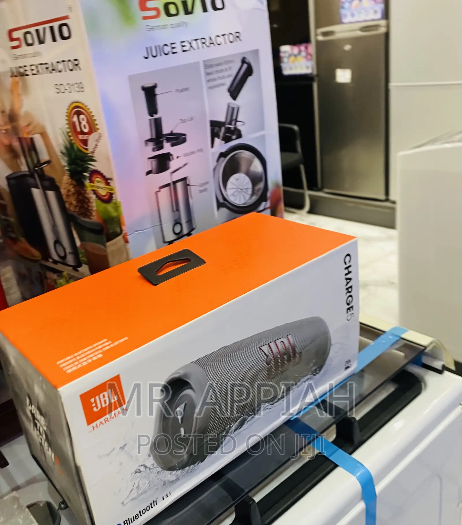 Nicely JBL Charge 5 Rechargeable Bluetooth Speaker(Gray)