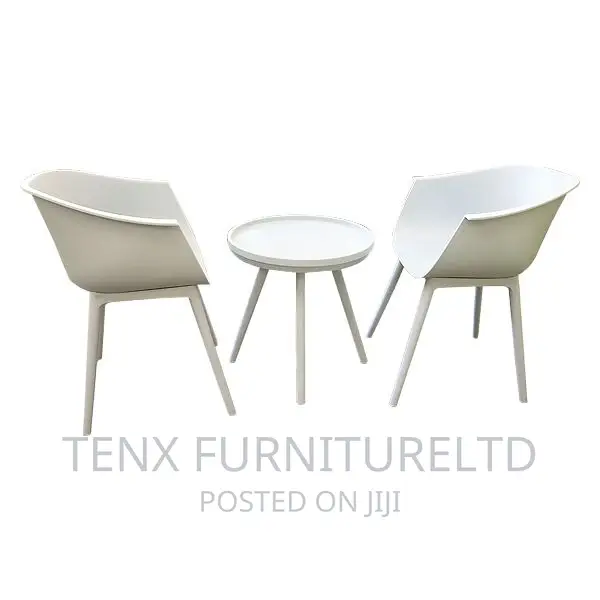 TABLE WITH CHAIR SET PVC Bucket Chair With 4 Straight Legs