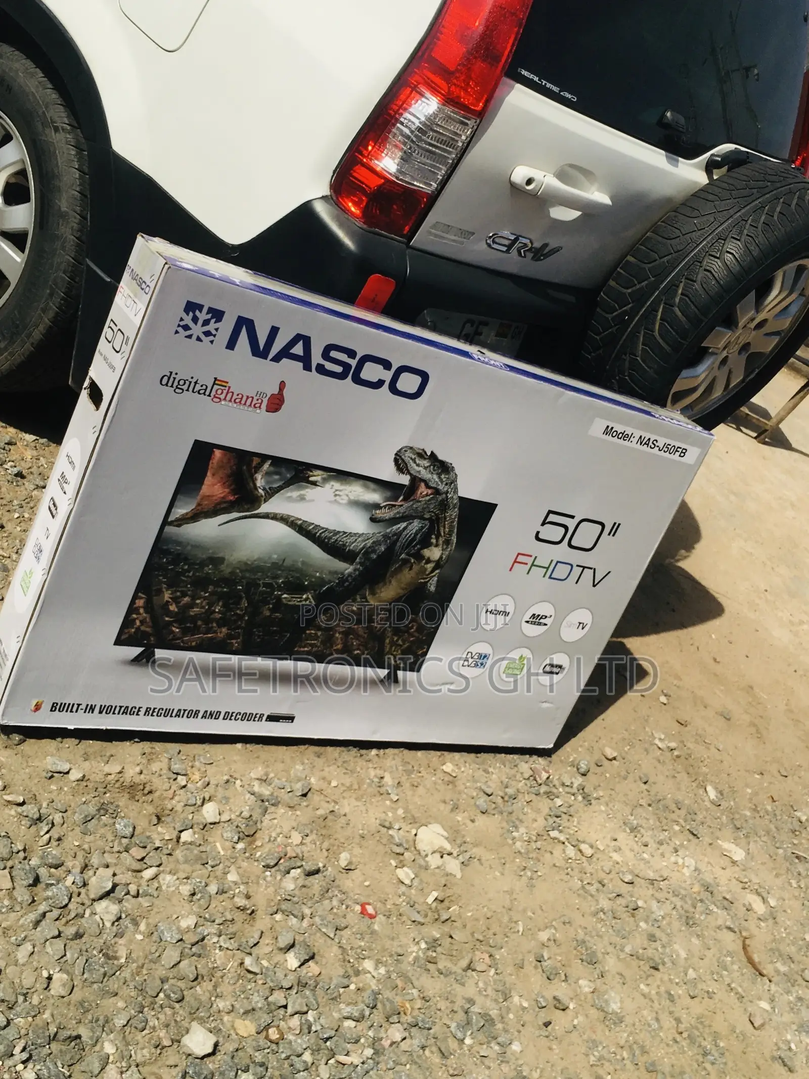 Satellite Nasco 50 Inches Glossy LED Digital Black Tv