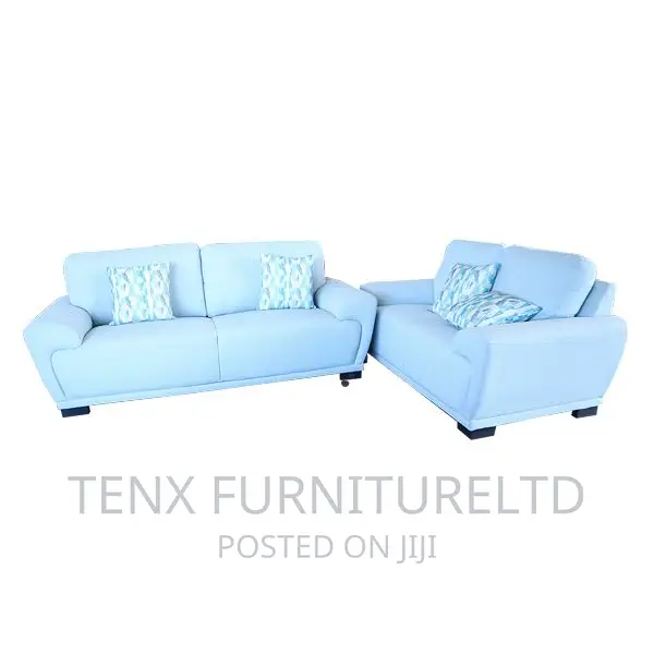 SOFA SET (LARKSVILLE)Thick Turquoise Fabric