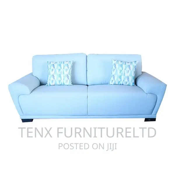 SOFA SET (LARKSVILLE)Thick Turquoise Fabric