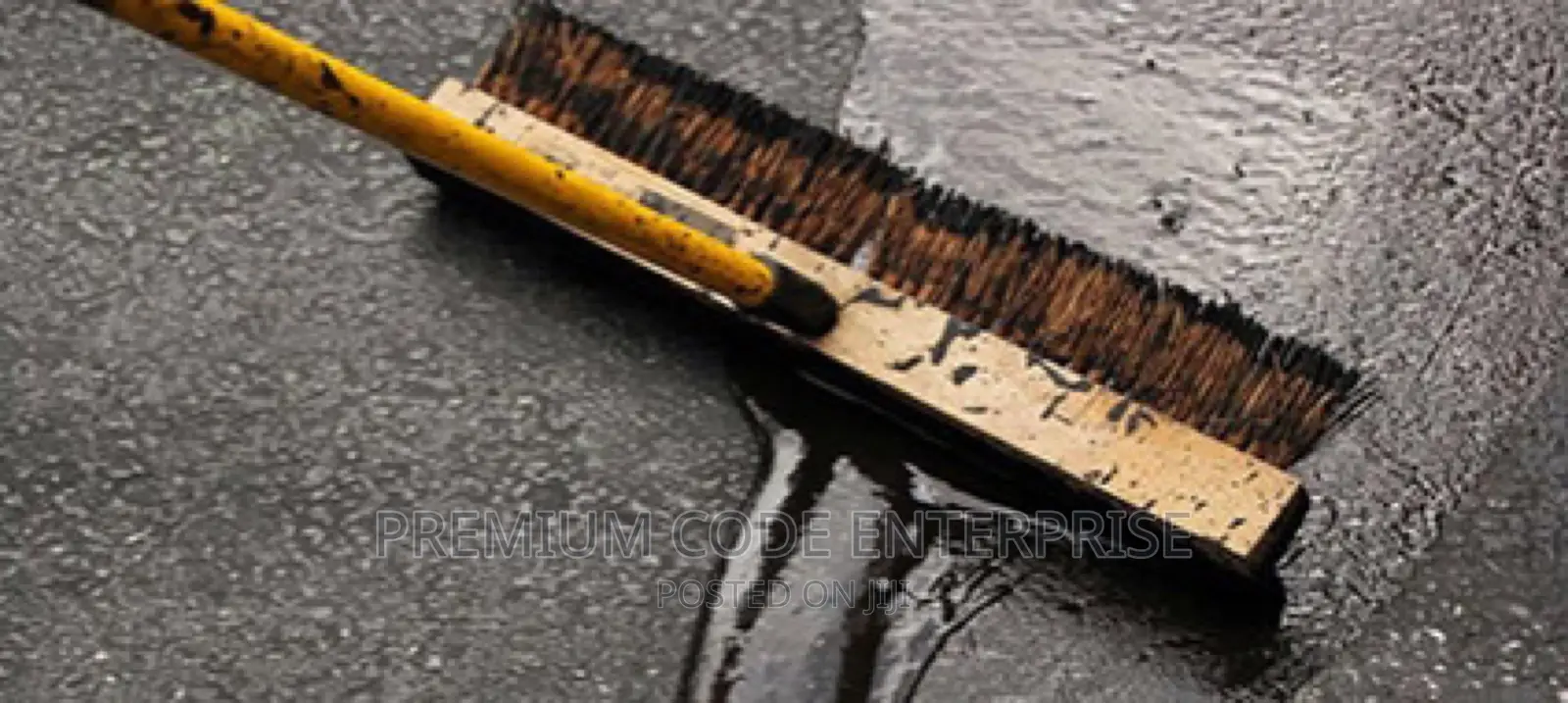 Coal Tar Brush, Long Handle