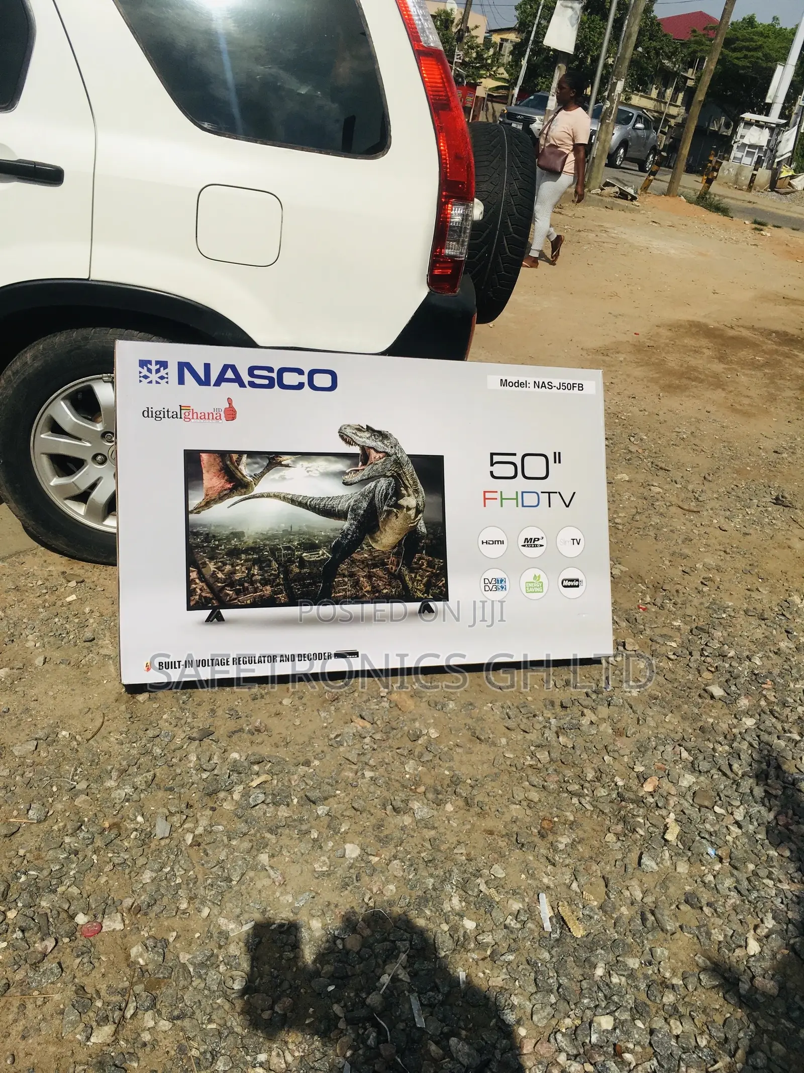 Glossy Black LED Nasco Satellite Digital 50 Inches Tv