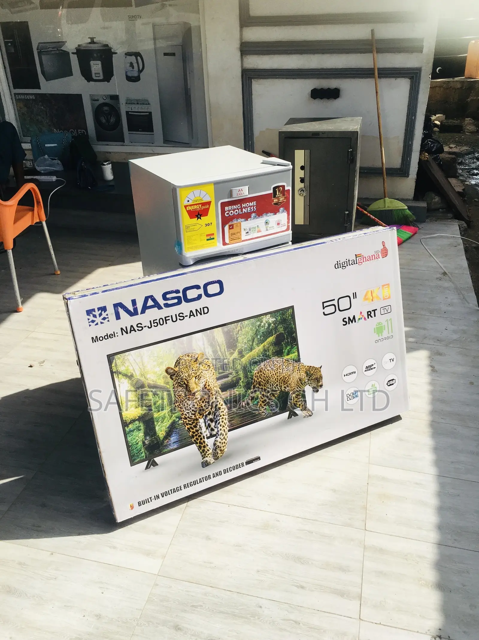 Smart Led Black Nasco Glossy LED 50 Inches Tv 