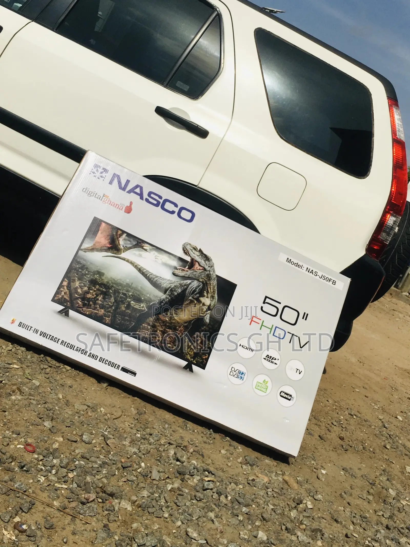 Satelliete Nasco 50 Inches Glossy LED Digital Black Tv