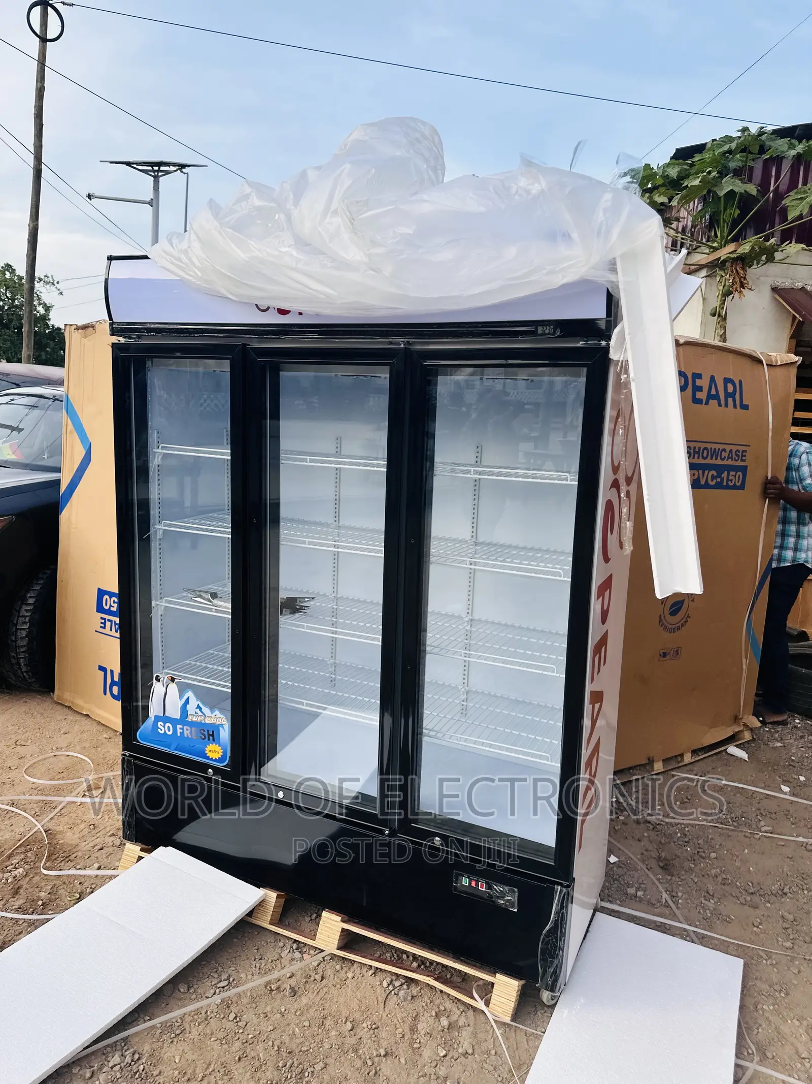 Better Deal on Pearl Display Fridge 3doors PVC-150