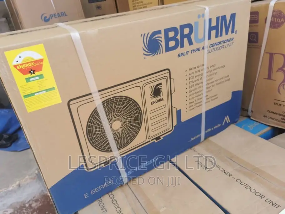 Bruhm 1.5hp R410gas AC