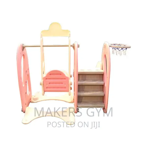 Playground Slide (Slide Securely With Guardrail and Buffer )