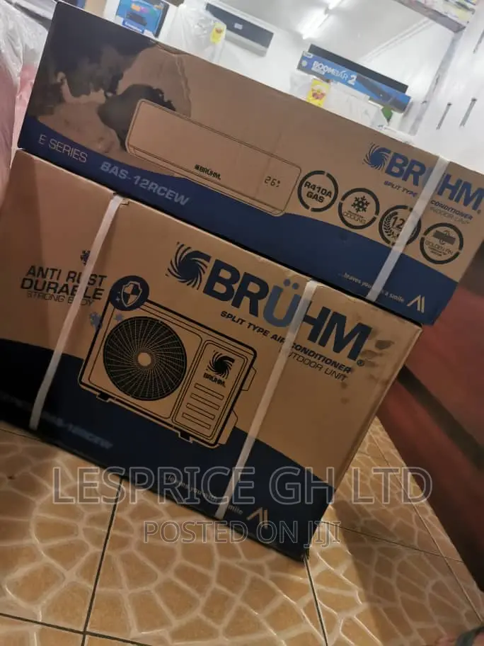 Bruhm 1.5 Hp Fast Cooling Ac -R410 Gas – 2 Star AC 12RCEW