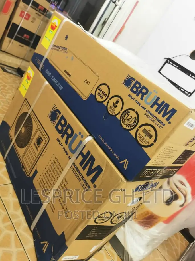 Bruhm 1.5 Hp AC-R410 Gas–2 Star Good AC-12RCEW 《》