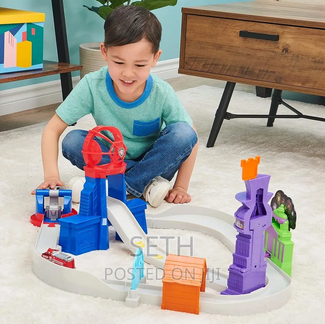 Children Kids Paw Patrol Total City Rescue Track Set