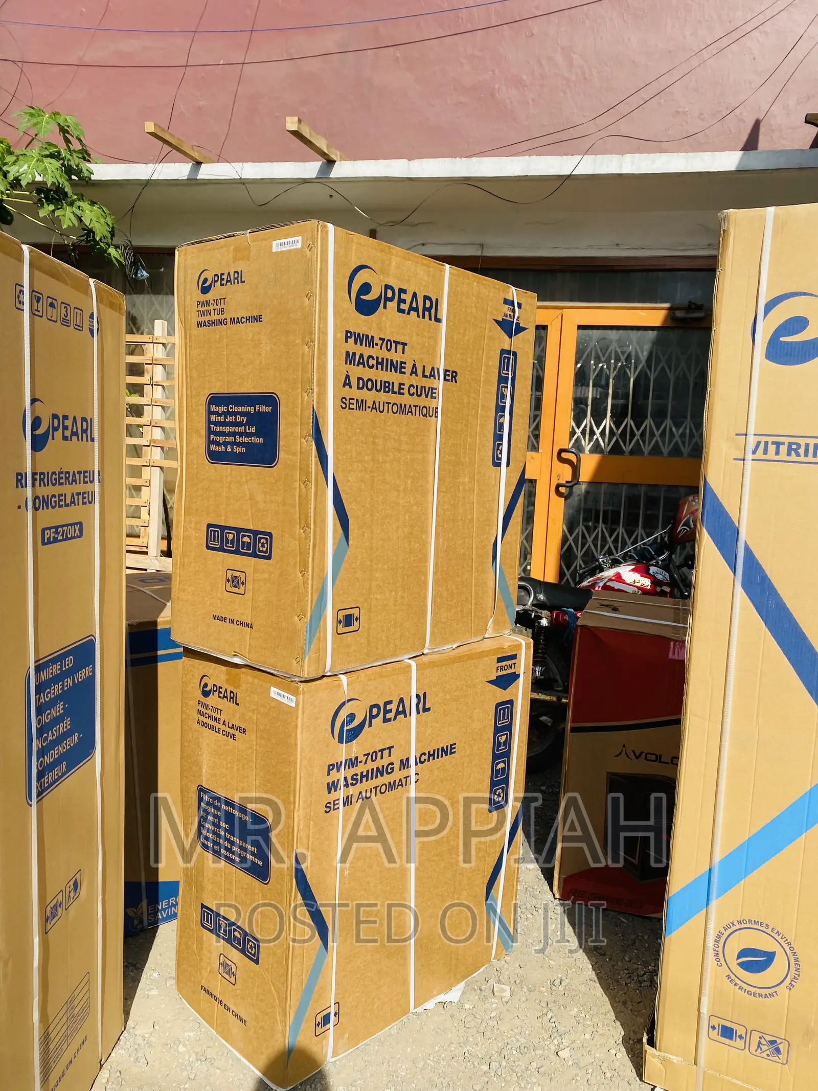 Brand New Pearl Automatic Washing Machine(7kg)White