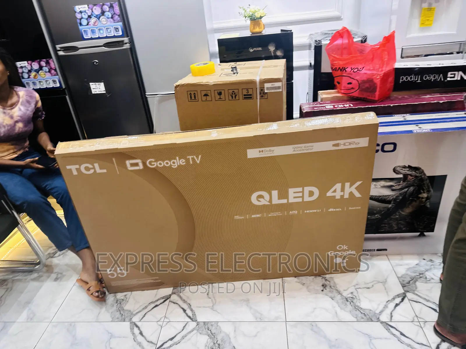 Lovely  New Slim Sleek UHD QLED TCL 56”C645