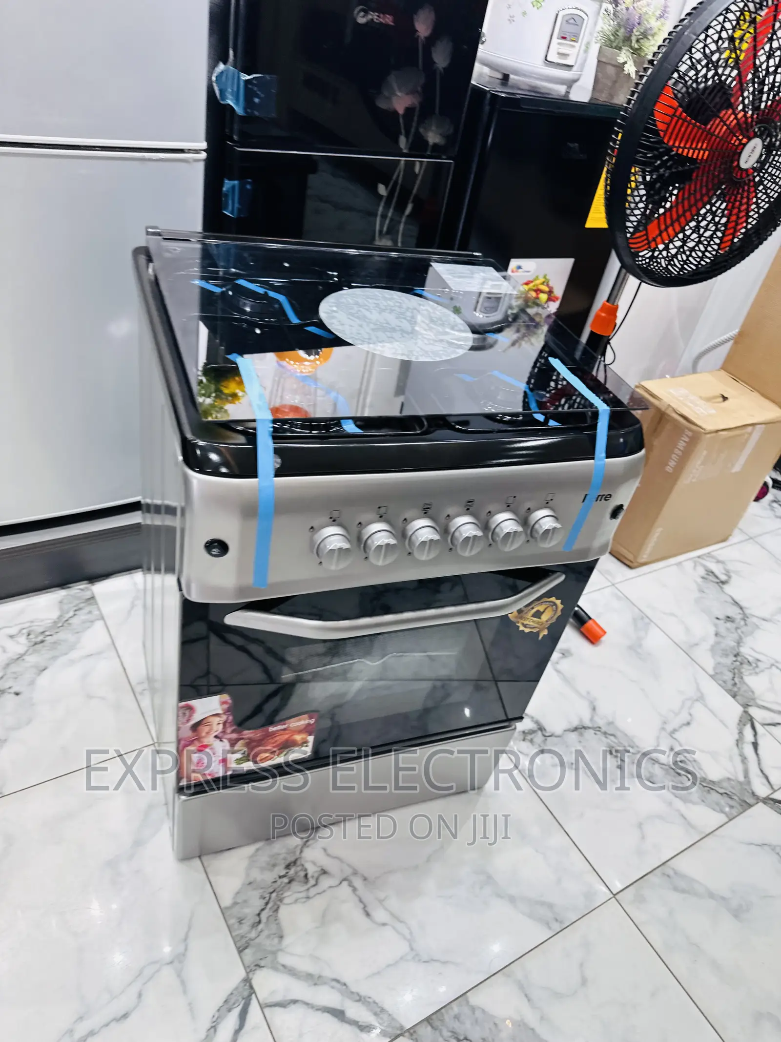 Furnace Sleek Sliver 4burner 60/60 Auto Ignition Gas Cooker