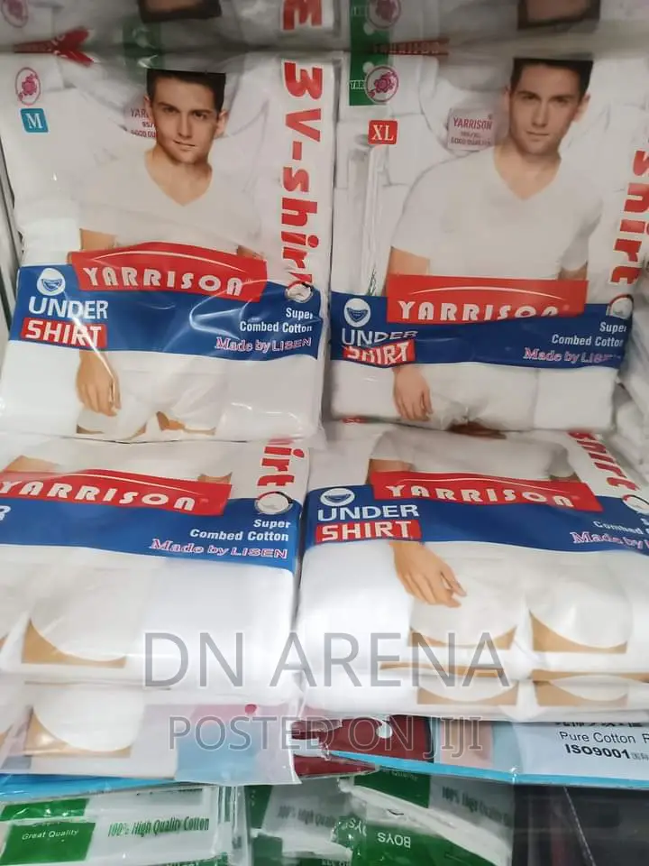 Pack of 3 v Neck White Inner Shirts