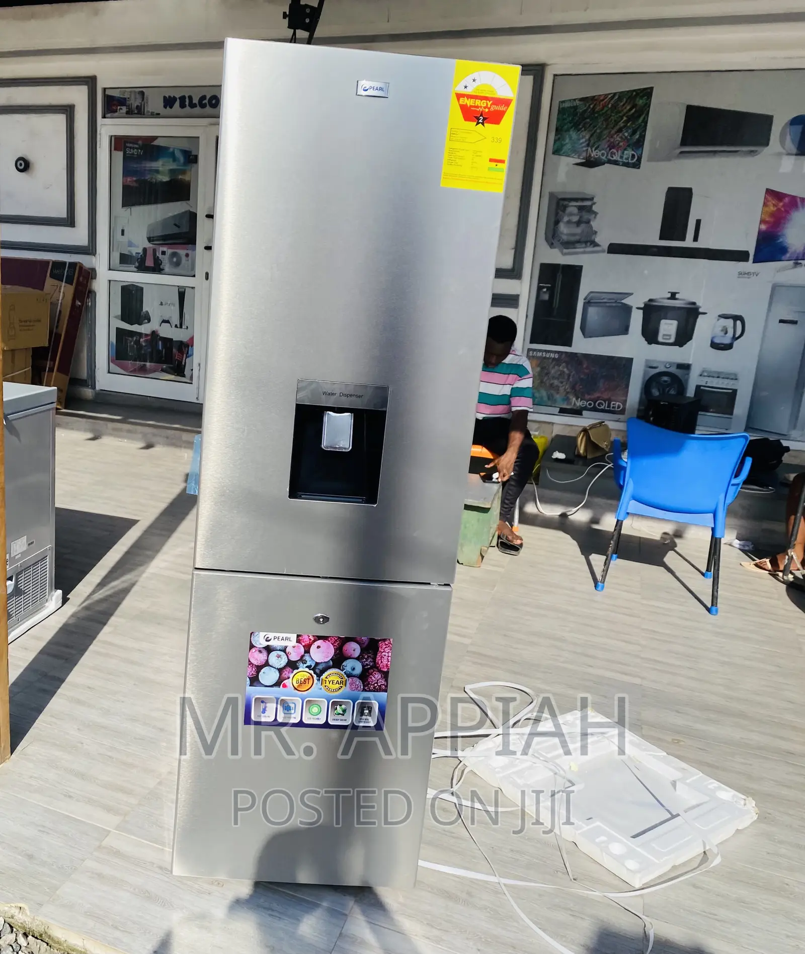 Latest,Reliable Affordable Pearl Pf-330bwd 2 Door Fridge.