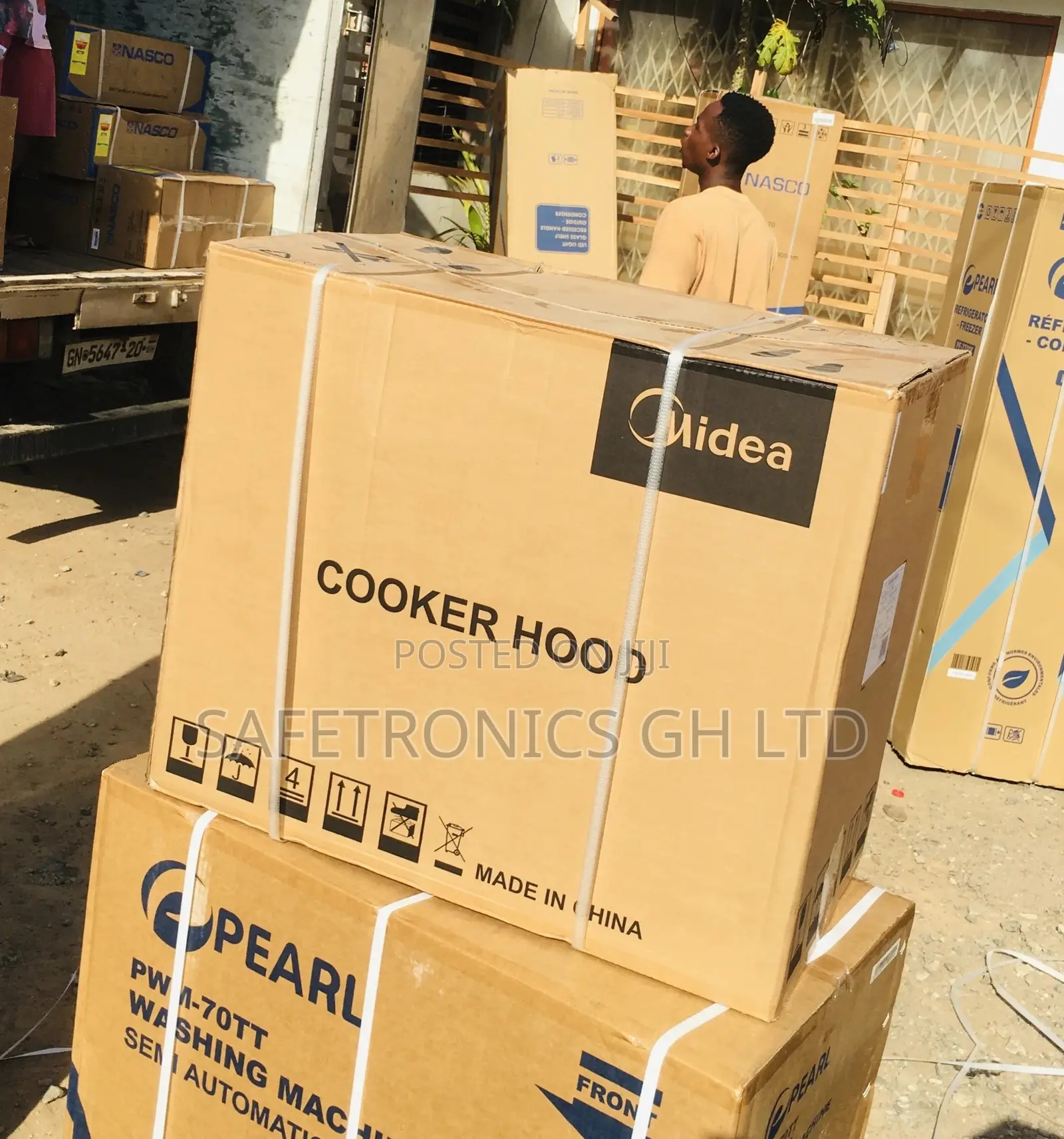 Lastest T-Shape 60M21 Electric Sliver Range Hood Midea 