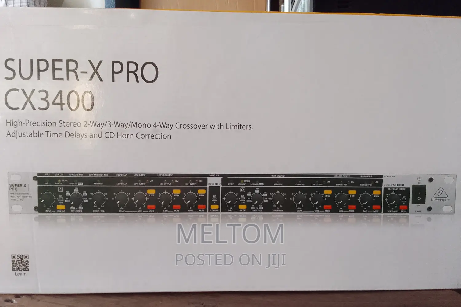 Behringer Super-X Pro 2-Way/3-Way/4-Way Crossover (Cx3400)